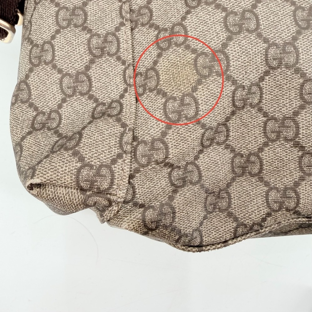 Gucci GG Supreme Baby Diaper Messenger Bag FLAWS - Picture 4 of 14